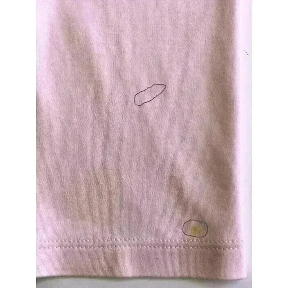 LL Bean womens top 3X Supima Cotton scoop neck long sleeve pink flawed - Picture 6 of 7